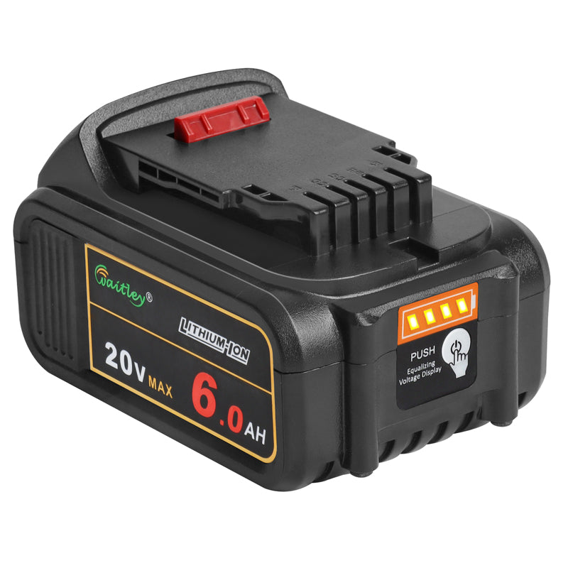 Waitley 20V 6.0Ah Battery Compatible with DeWalt Power Tools