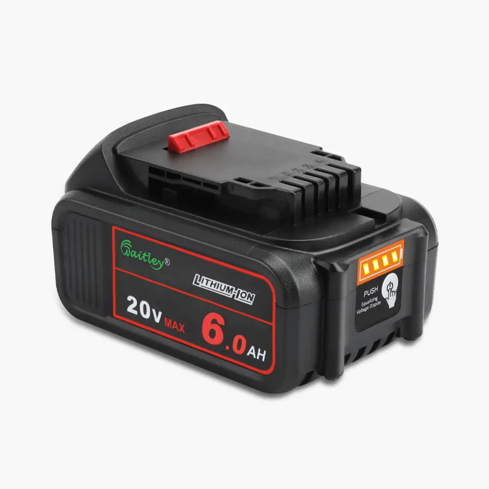 Waitley 20V 6.0Ah Replacement Battery Compatible with DEWALT Power Tools-1 pack