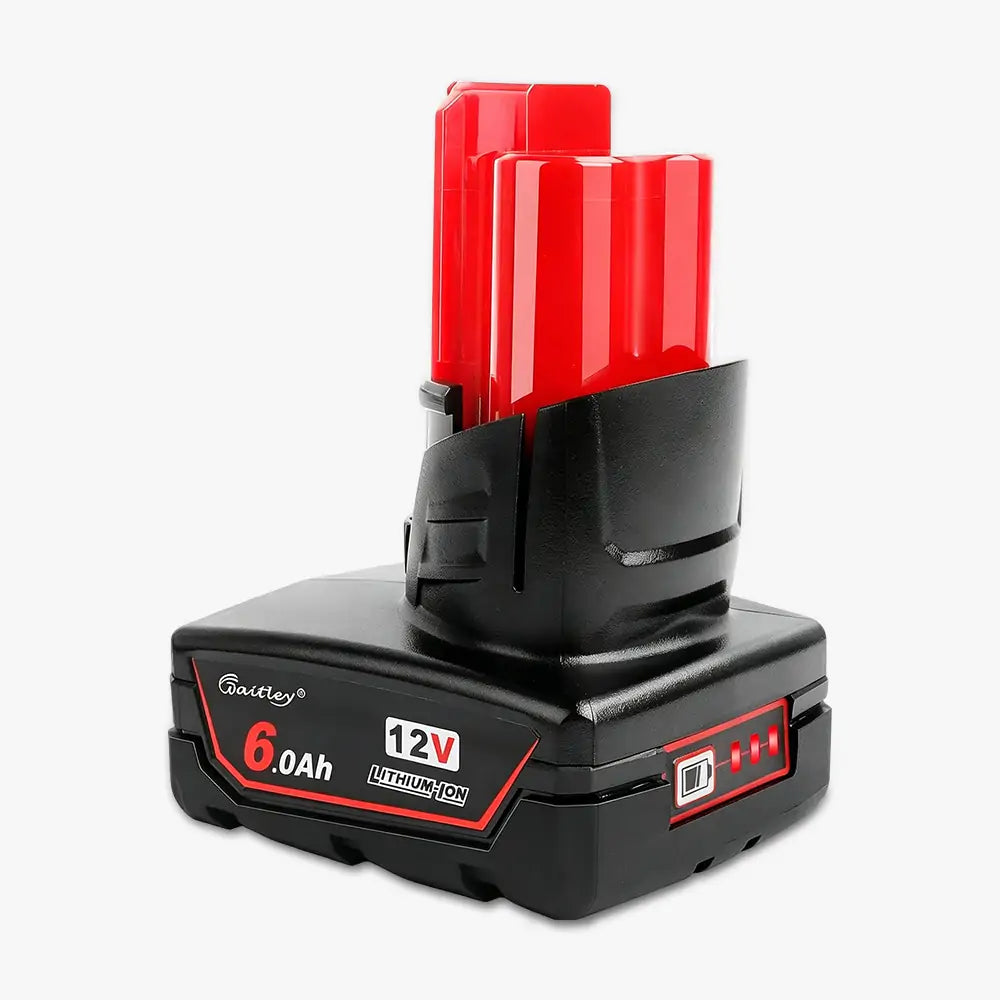 Waitley 12V 6.0Ah Replacement Battery Compatible with Milwaukee Power Tools-1 pack