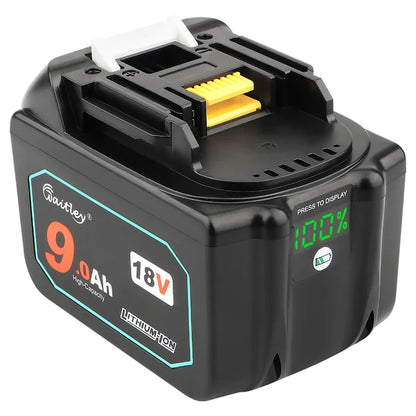 Waitley 18V 9Ah Battery Compatible with Makita Power Tools