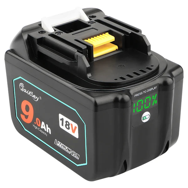 Waitley 18V 9Ah Battery Compatible with Makita Power Tools
