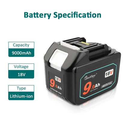 Waitley 18V 9Ah Battery Compatible with Makita Power Tools