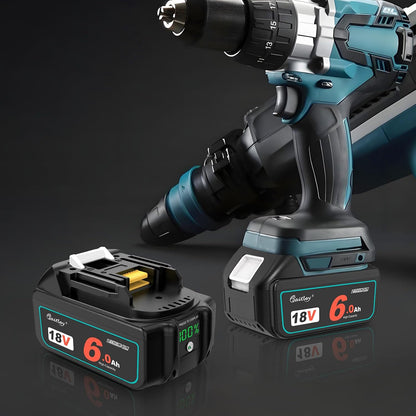 Waitley 18V 6.0Ah Battery Compatible with Makita Power Tools