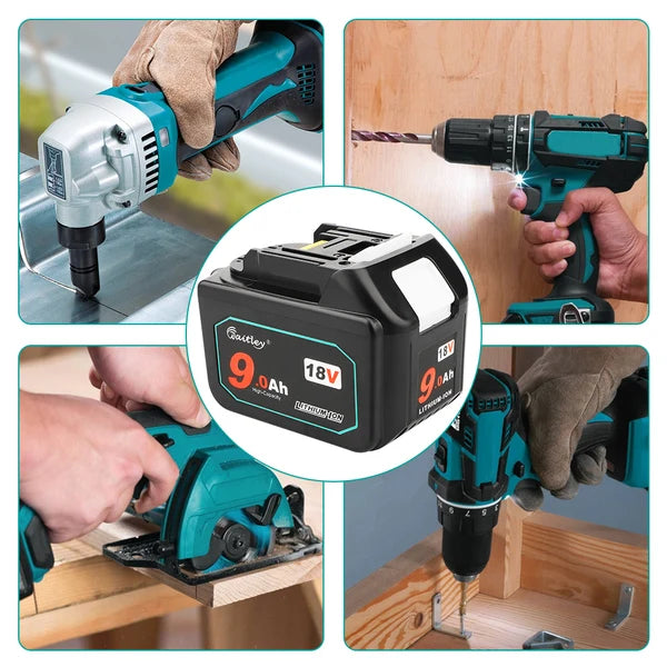 Waitley 18V 9Ah Battery Compatible with Makita Power Tools