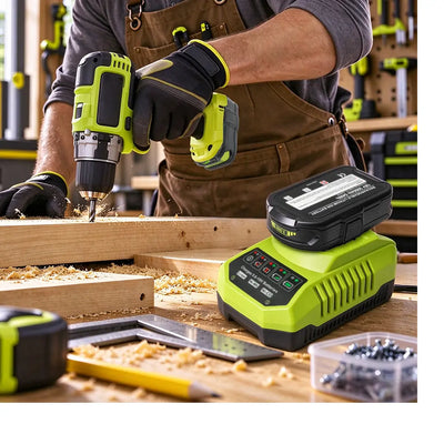 Waitley 18V 3.0Ah 2-Pack Batteries with Charger Compatible with Ryobi ONE+ Tools