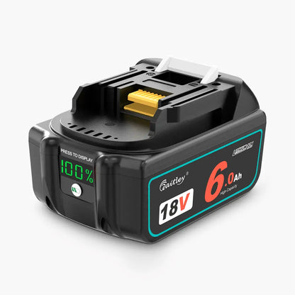 Waitley 18V 6.0Ah Replacement Battery Compatible with Makita Power Tools