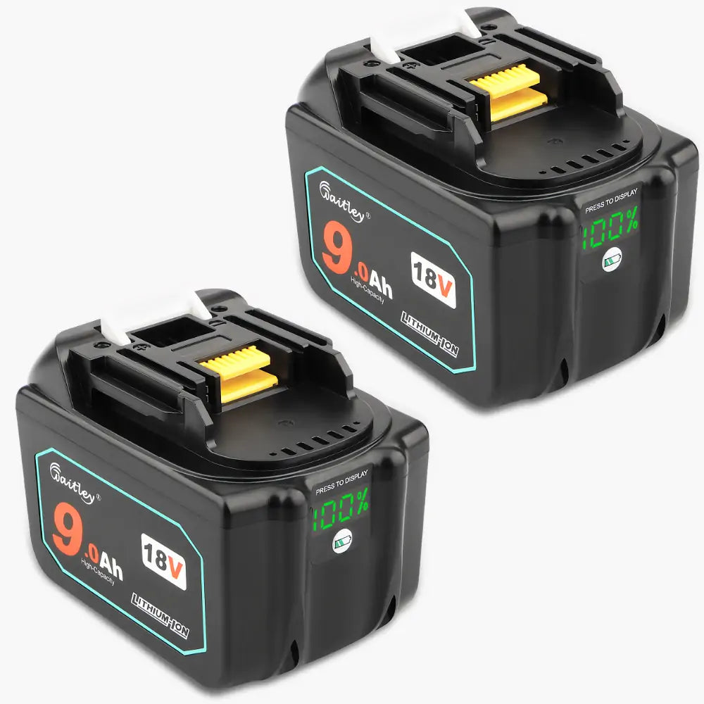 Waitley 18V 9.0Ah Replacement Battery Compatible with Makita Power Tools