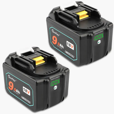 Waitley 18V 9.0Ah Replacement Battery Compatible with Makita Power Tools