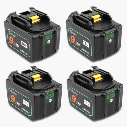 Waitley 18V 9.0Ah Replacement Battery Compatible with Makita Power Tools