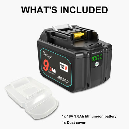 Waitley 18V 9.0Ah Replacement Battery Compatible with Makita Power Tools