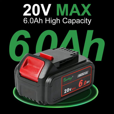 Waitley 20V 6.0Ah battery capacity and lithium-ion technology