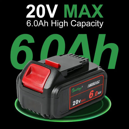 Waitley 20V 6.0Ah battery capacity and lithium-ion technology
