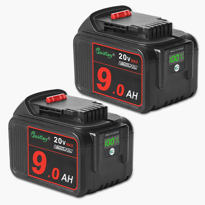 Waitley 20V 9.0Ah Replacement Battery Compatible with DEWALT Power Tools