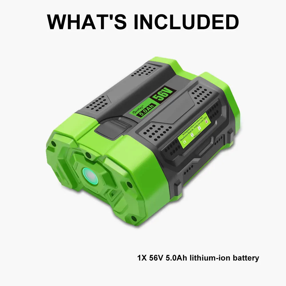 Waitley 56V 5Ah Replacement Battery Compatible with EGO Power Tools