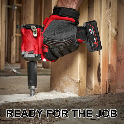 Waitley 12V 6.0Ah replacement battery powering a cordless drill on the jobsite