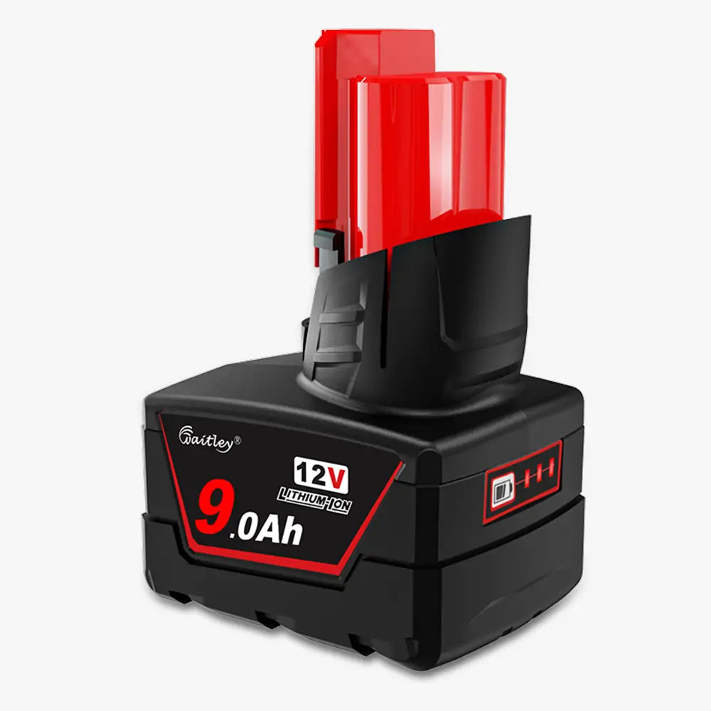 Waitley 12V 9Ah Replacement Battery Compatible with Milwaukee 12V Power Tools